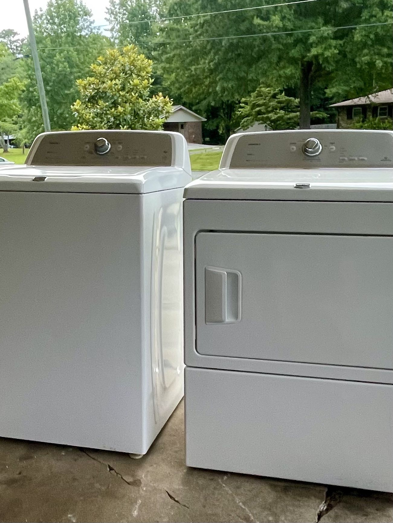 Maytag Bravos X Washer and dryer great condition made in USA will last for ever a steal at 350