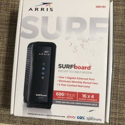 ARRIS SB6183 SURFboard DOCSIS 3.0 Cable Modem 686 Mbps 16x4 Channels