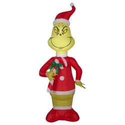 4 ft Grinch Christmas Inflatable – Gemmy Airblown
