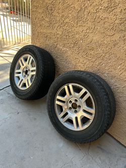 4 17 inch rims with tires included