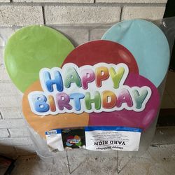 Birthday Yard Sign 