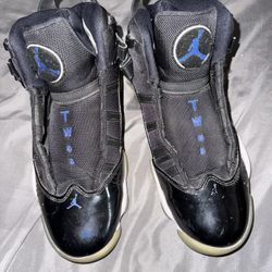 Nike Air Jordan 6 Rings SPACE JAM Black Blue 