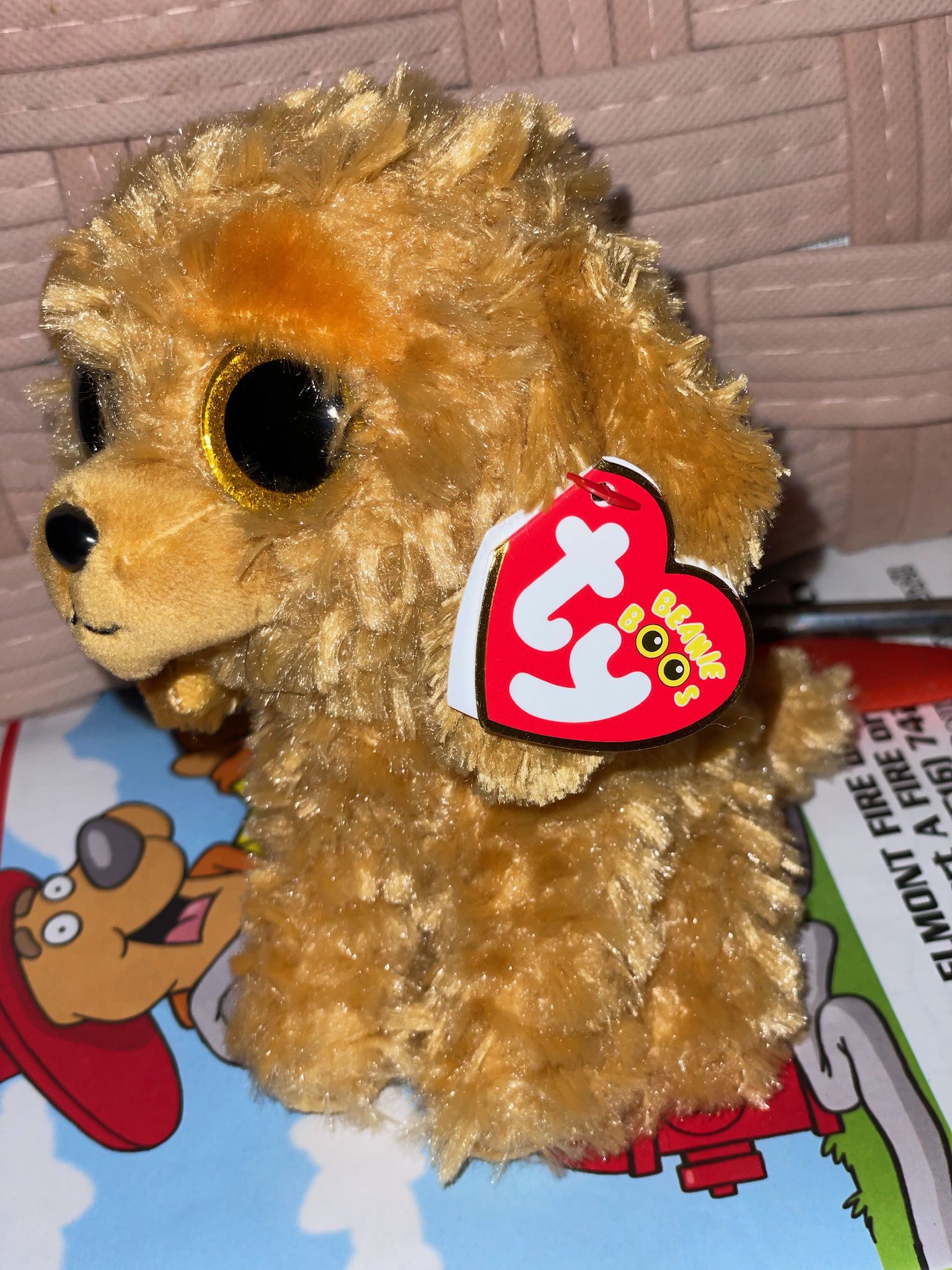 Noodles The Golden doodle 6” Beanie boo (BNWT) 