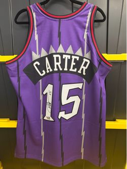 Vince Carter Signed Toronto Raptors Mitchell & Ness Authentic Jersey (with tags) Fanatics