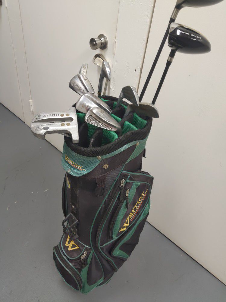 Golf Clubs & Bag. $79