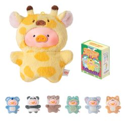 Lulu The Piggy Puppet Show Series Plush Keychain Blind Box Finger Puppet Mystery Gift, Single Box