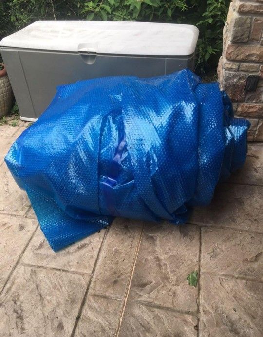 Blue Solar Pool Cover 20x40