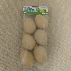 BRAND NEW IN PACKAGE CREATOLOGY PAPER MACHE EGGS 6 COUNT AGES 3+ 