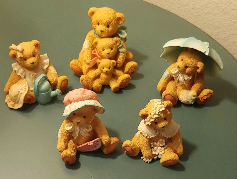 Cherished Teddies Figurines- All 5