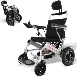 Electric Wheelchair for Adults Seniors, 300 lbs Weight Capacity, 17.7 in Width Lightweight Foldable Motorized Power Wheelchairs, Long Range All Terrai
