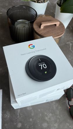 Nest thermostat 3rd generation black glossy black