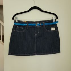 BLUE JEANS MINI SKIRT 