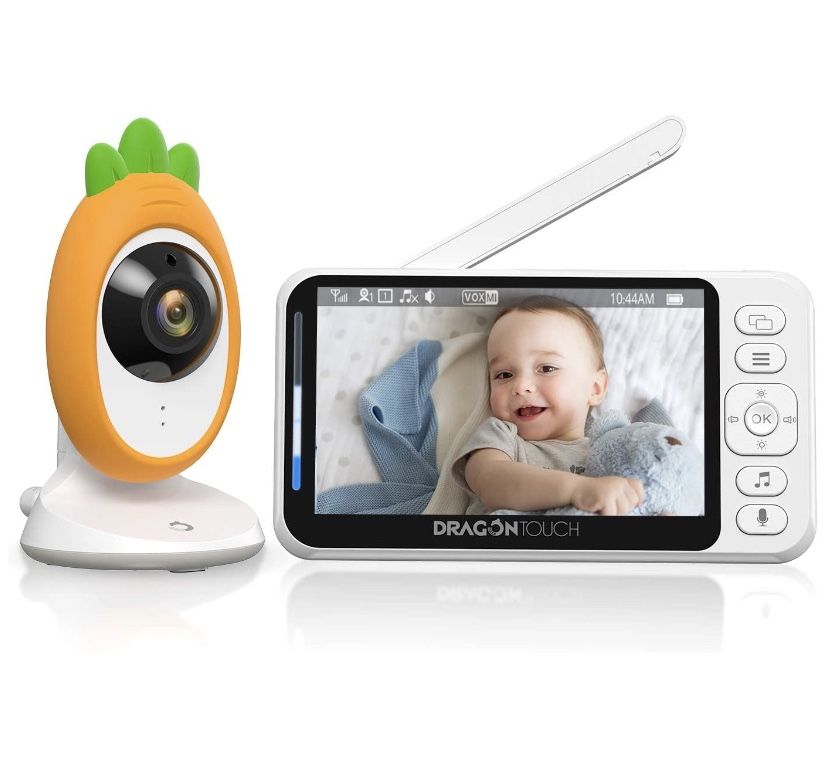 Baby Monitor, Dragon Touch E40 4.3" HD LCD Display with Camera, Two Way Audio, Invisible LED Night Vision, VOX Mode, Split Screen, 960ft Range, 8 Lul,All Products : American Fashion Style Bags On Sale