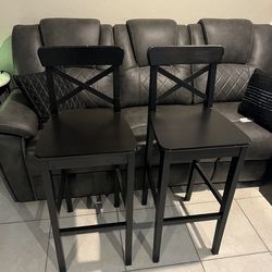 IKEA tall bar stools