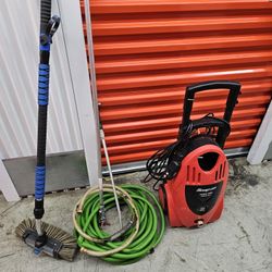Snap-On 1750 PSI Electric Pressure Washer + Hose & Brush Set
