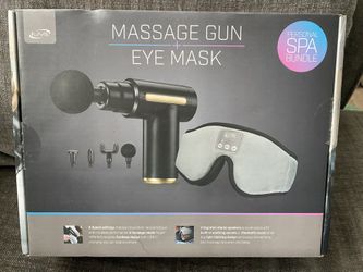 iLive Massage Gun/Eye Mask Spa Bundle