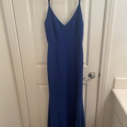 Lulu’s Blue Floor Length Dress