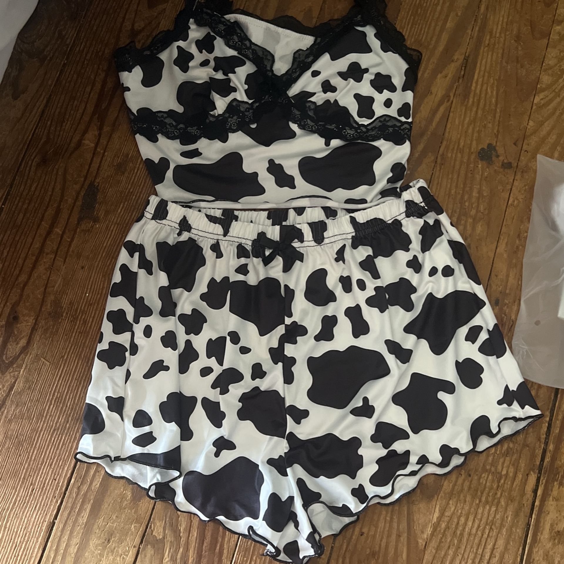 New Cow Print Nightgown