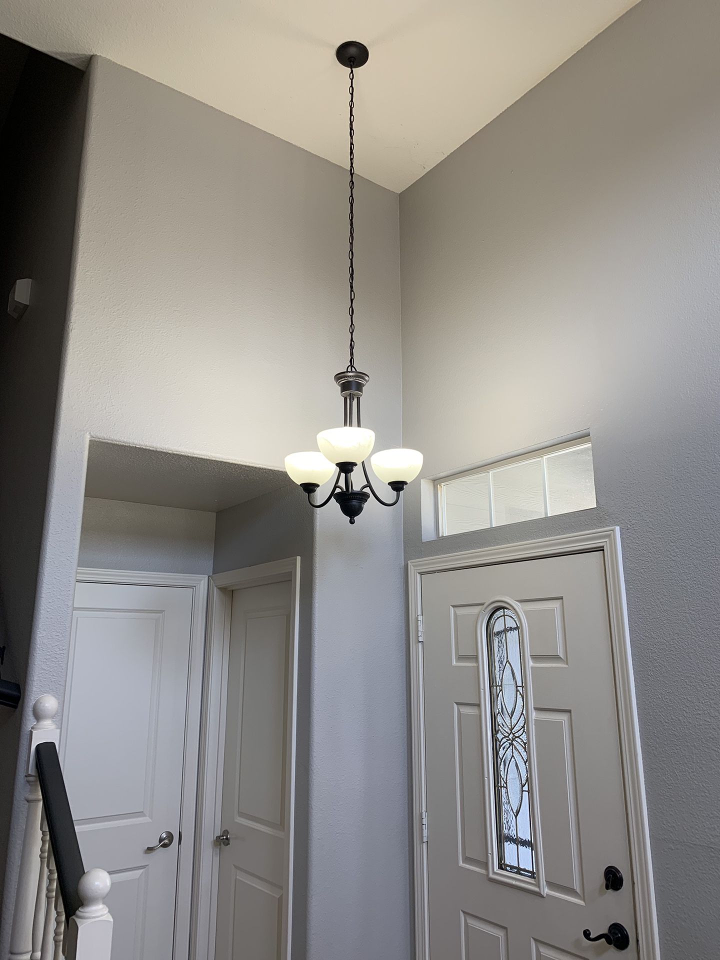 Three light chandelier