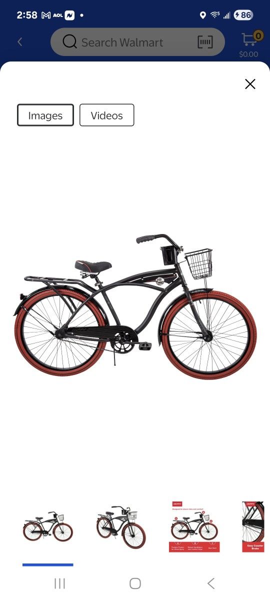 New-Never USED-MENS HUFFY-.Cruiser Bike