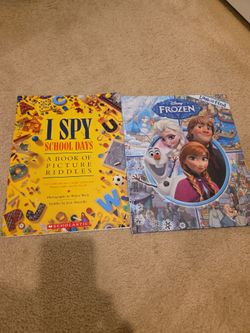 I Spy School Days & Disney Frozen Look and Find Books