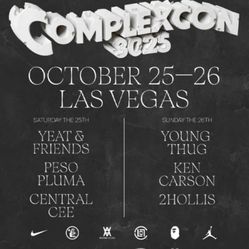 Complexcon Tickets