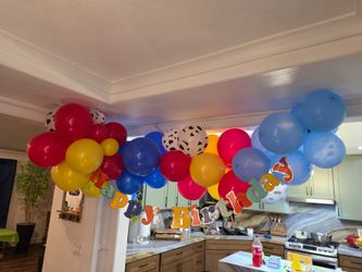 Free Toy Story themed balloons.