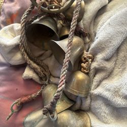 Antique Brass Bells 