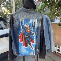 Superman Denim Jacket Unisex (S)