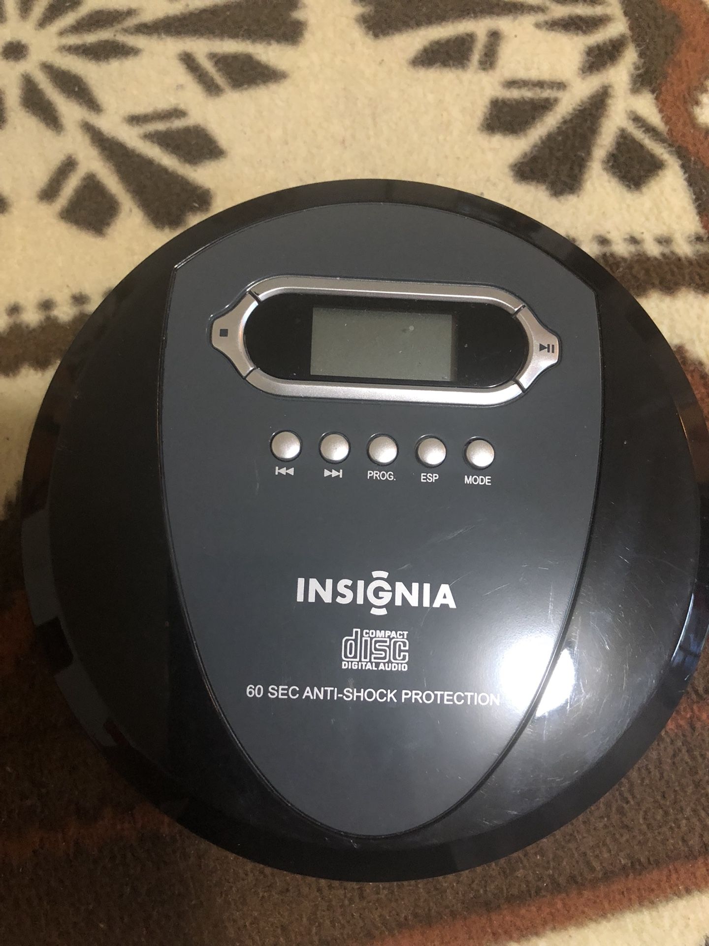 Insignia NS-P4112 Portable CD Player with Skip Protection for CD, CD-R, CD-RW