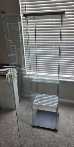 IKEA Detolf glass display cabinet