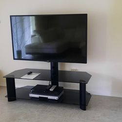 LG 50 inch Smart TV with the stand
