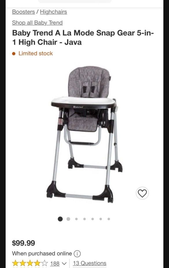 5 In One High Chair 
