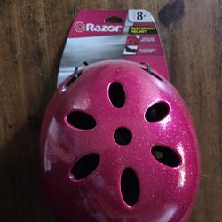 New Razor multi sport helmet pink glitter
