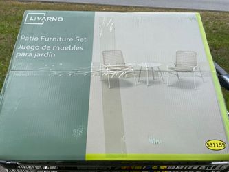 Outdoor patio furniture set