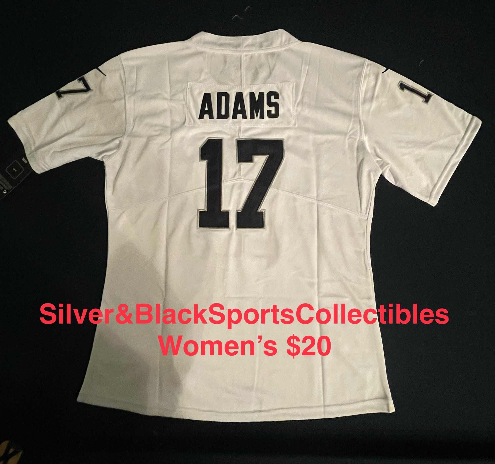 WOMENS STITCHED LAS VEGAS RAIDERS JERSEY SIZE SMALL UP TO 2XL Ships Same Day If Ordered Before 3pm PST