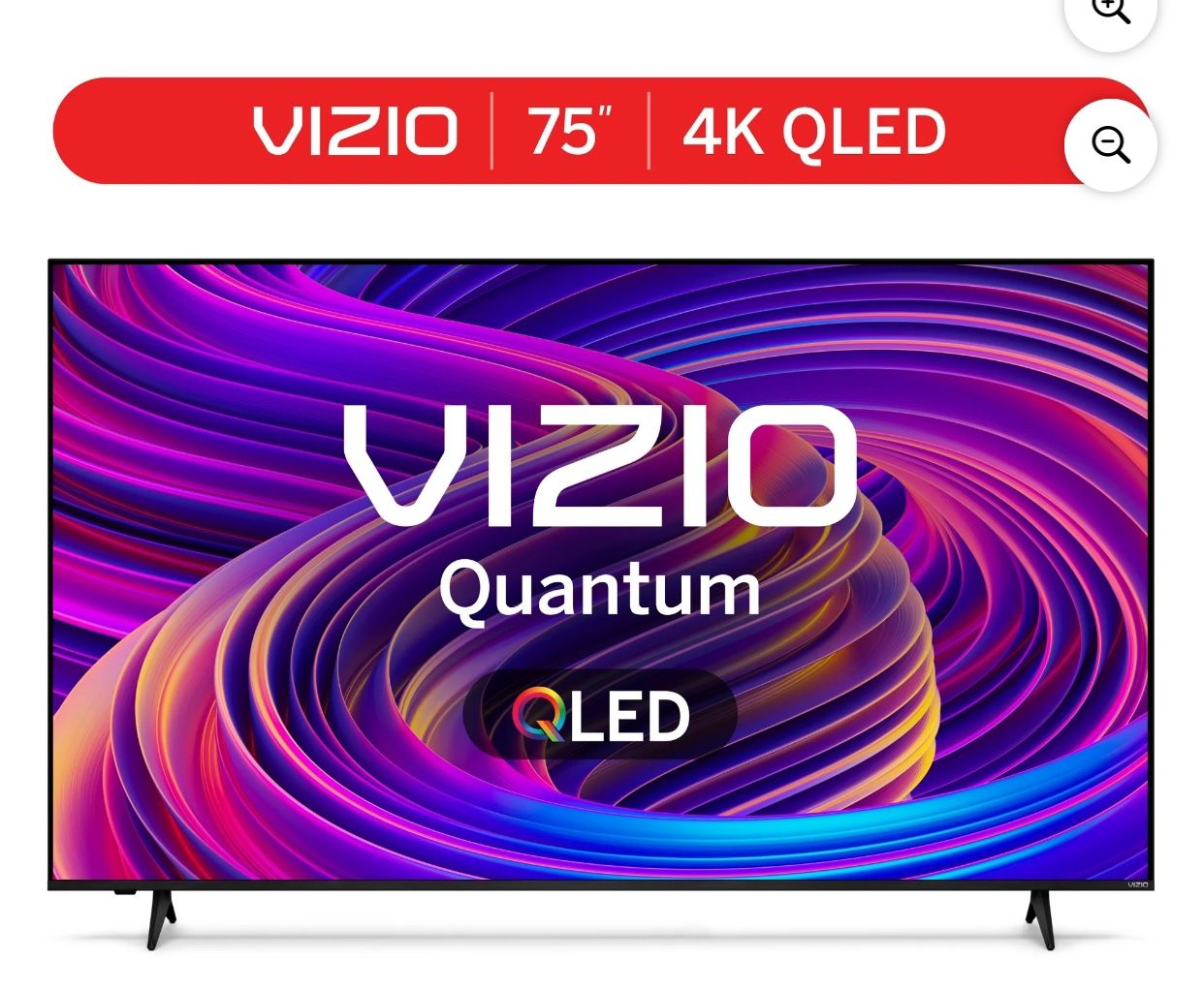 75” Vizeo 4K QLED TV