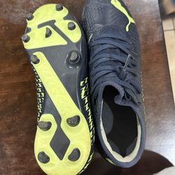 Neon Green Outdoor Puma Soccer Cleats 