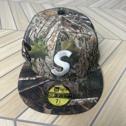Supreme Camo Real Tree S Logo Hat 7 1/2 