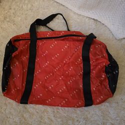 Pink Duffle Bag, Polyester With PU Coating
