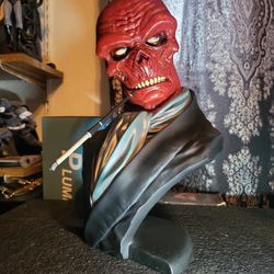 Red Skull Bust 
