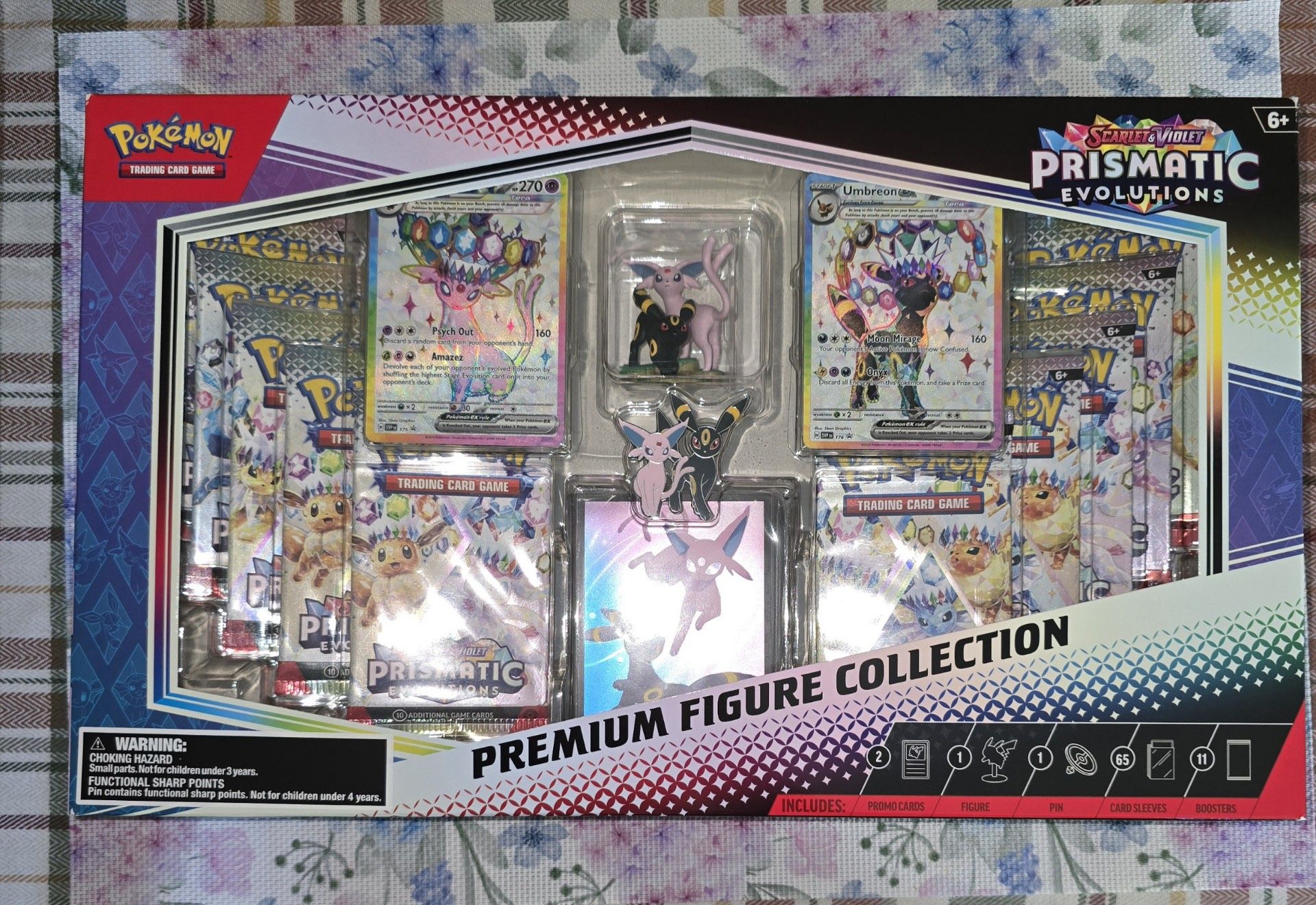 Prismatic evolutions premium figure collection