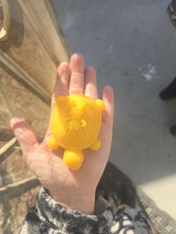 100% Pure American Beeswax Turtle And Frog Melts