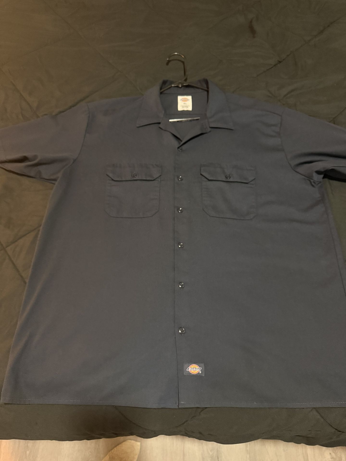 Dickie Navy Blue Flannel