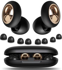 Ear Plugs for Sleeping Noise Cancelling, Soft Ear Plugs for Concert, 45dB Reusable Ear Plugs for Noise Reduction with 8 Ear Tips, Silicone Hearing Pro