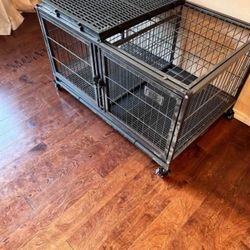 43โ Dog Cage With Divider