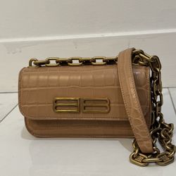 ❗️Designer Balenciaga XS Gossip Bag Embossed