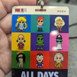 2 Badges For Fan Expo 202r4 Rosemont IL 