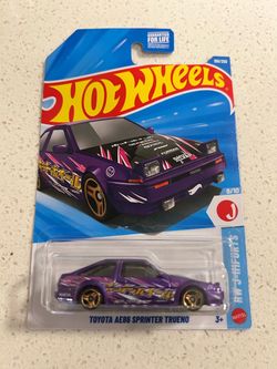 Hot wheels Toyota AE86 sprinter trueno