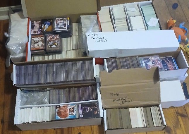 Late 70s Early 2000s Sports Cards